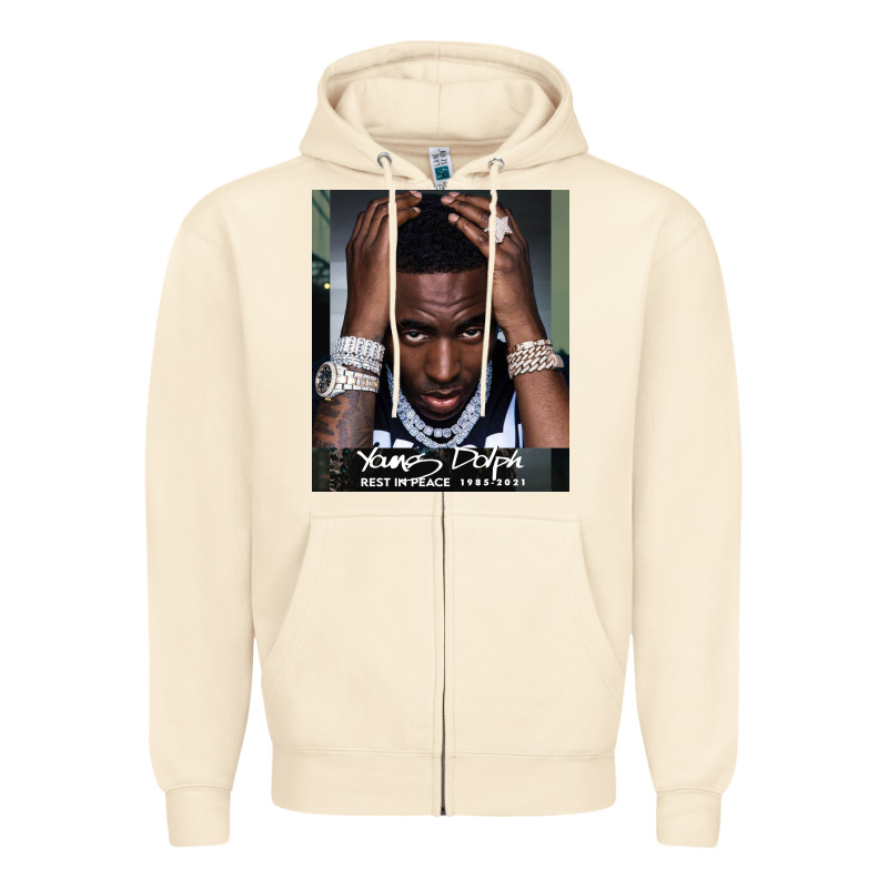 Rest In Peace Young Dolph Zipper Hoodie by artisFamous | Teevron