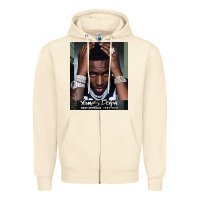 Sandshell Rest in Peace Young Dolph Zipper Hoodie - artisFamous