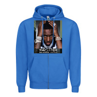 True Royal Rest in Peace Young Dolph Zipper Hoodie - artisFamous