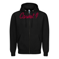 Black Carvel (Ice Cream) Cafe Zipper Hoodie - artisFamous