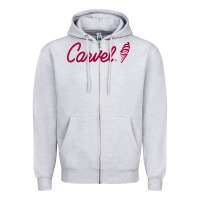Heather Grey Carvel (Ice Cream) Cafe Zipper Hoodie - artisFamous