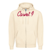 Sandshell Carvel (Ice Cream) Cafe Zipper Hoodie - artisFamous