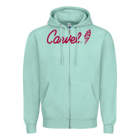Seafoam Carvel (Ice Cream) Cafe Zipper Hoodie - artisFamous