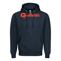 Navy Guthrie's Resto Zipper Hoodie - artisFamous
