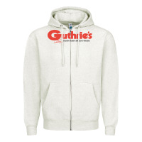 Oatmeal Heather Guthrie's Resto Zipper Hoodie - artisFamous