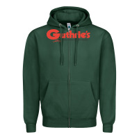 Sports Green Guthrie's Resto Zipper Hoodie - artisFamous