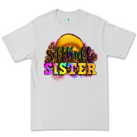 Dove Grey softball sister Premium Tee - OliviaCreatesArt