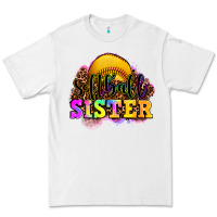 White softball sister Premium Tee - OliviaCreatesArt