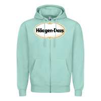 Seafoam häagen dazs Cafe and Resto Zipper Hoodie - artisFamous