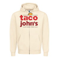 Sandshell Taco John's Resto Zipper Hoodie - artisFamous