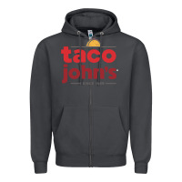 Smoke Taco John's Resto Zipper Hoodie - artisFamous
