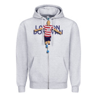 Heather Grey Landon Donovan Zipper Hoodie - artisFamous