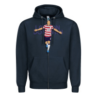 Navy Landon Donovan Zipper Hoodie - artisFamous