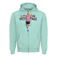 Seafoam Landon Donovan Zipper Hoodie - artisFamous