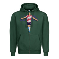 Sports Green Landon Donovan Zipper Hoodie - artisFamous