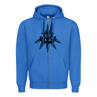 True Royal yorha white insignia Zipper Hoodie - artisFamous