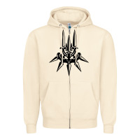 Sandshell yorha white insignia Zipper Hoodie - artisFamous