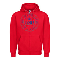 Red nova university Zipper Hoodie - artisFamous