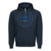 Navy nova university Zipper Hoodie - artisFamous