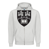 Dove Grey northumbria university new coat of arms Zipper Hoodie - artisFamous