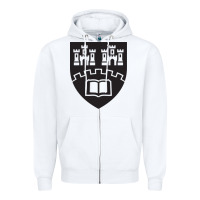 White northumbria university new coat of arms Zipper Hoodie - artisFamous