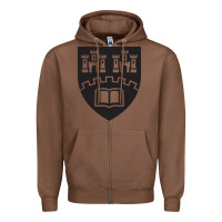 Chestnut northumbria university new coat of arms Zipper Hoodie - artisFamous