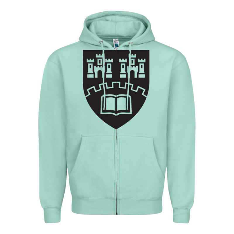 Northumbria University New Coat Of Arms Zipper Hoodie by artisFamous | Teevron
