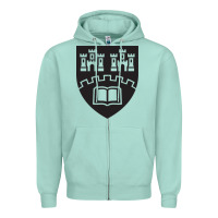 Seafoam northumbria university new coat of arms Zipper Hoodie - artisFamous