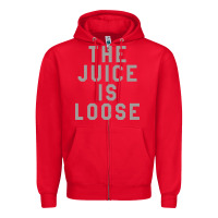 Red the juice is loose funny Zipper Hoodie - artisFamous