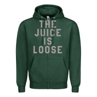 Sports Green the juice is loose funny Zipper Hoodie - artisFamous