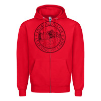 Red oberlin college, oberlin, oh, Zipper Hoodie - artisFamous