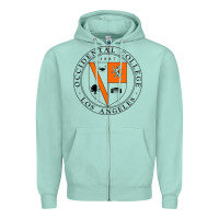 Seafoam occidental college Zipper Hoodie - artisFamous