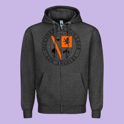 Occidental College Zipper Hoodie Designed By Artisfamous