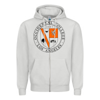 Dove Grey occidental college Zipper Hoodie - artisFamous