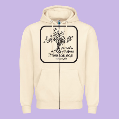 Pitzer College Seal, Cali Zipper Hoodie Designed By Artisfamous