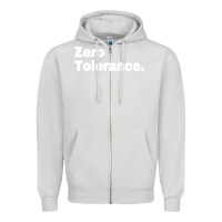 Dove Grey zero tolerance Zipper Hoodie - artisFamous