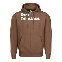 Chestnut zero tolerance Zipper Hoodie - artisFamous
