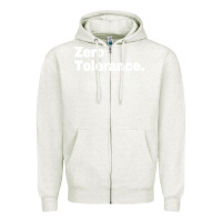 Oatmeal Heather zero tolerance Zipper Hoodie - artisFamous