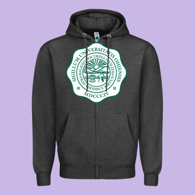 Ohio University Zipper Hoodie Designed By Artisfamous