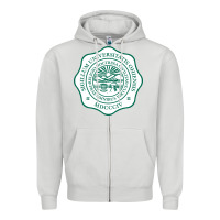 Dove Grey ohio university Zipper Hoodie - artisFamous
