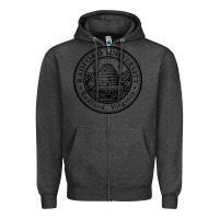 Charcoal Heather radford university Zipper Hoodie - artisFamous