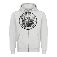Dove Grey radford university Zipper Hoodie - artisFamous