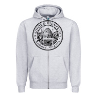 Heather Grey radford university Zipper Hoodie - artisFamous