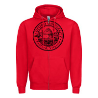 Red radford university Zipper Hoodie - artisFamous