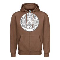 Chestnut rice university Zipper Hoodie - artisFamous