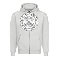 Dove Grey rice university Zipper Hoodie - artisFamous