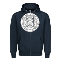 Navy rice university Zipper Hoodie - artisFamous