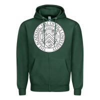 Sports Green rice university Zipper Hoodie - artisFamous