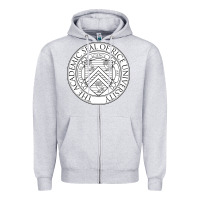 Heather Grey rice university Zipper Hoodie - artisFamous
