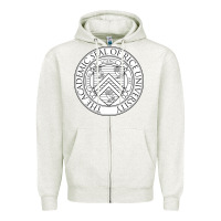 Oatmeal Heather rice university Zipper Hoodie - artisFamous